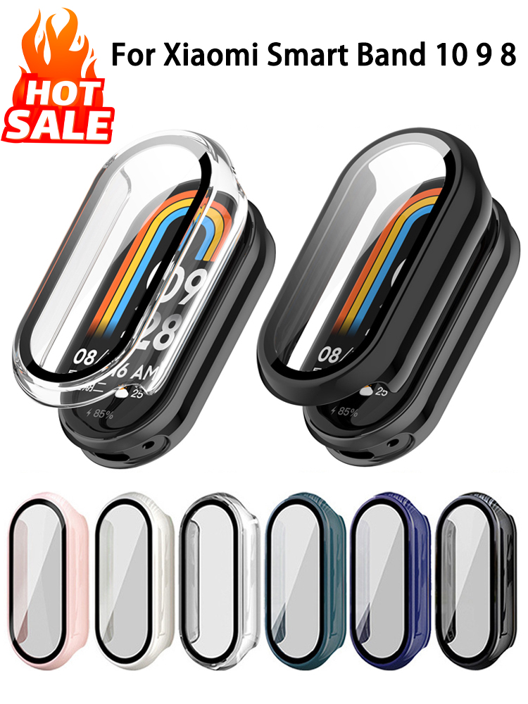 Smartwatch Band Accessories - حافظة من الزجاج المقسى + PC