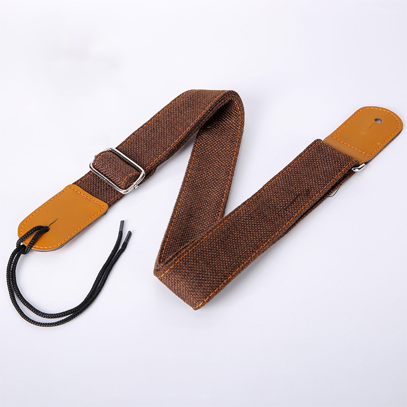 Leather Classic Strap - قابل للتعديل لينة القطن والجلود الغيتار
