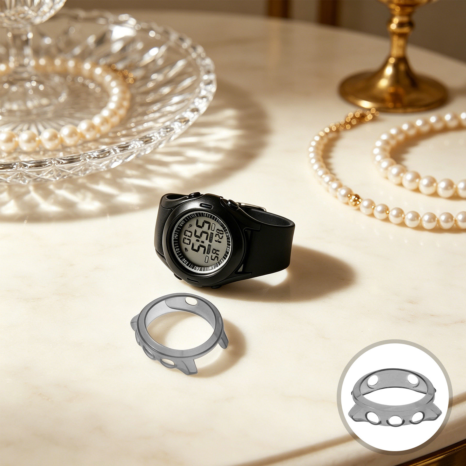 Watch Case Bumper - 3 قطع غطاء حماية لساعة رياضية