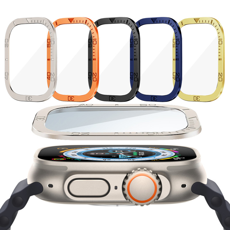 Smartwatch Case - واقي شاشة من الزجاج المقسى لساعة