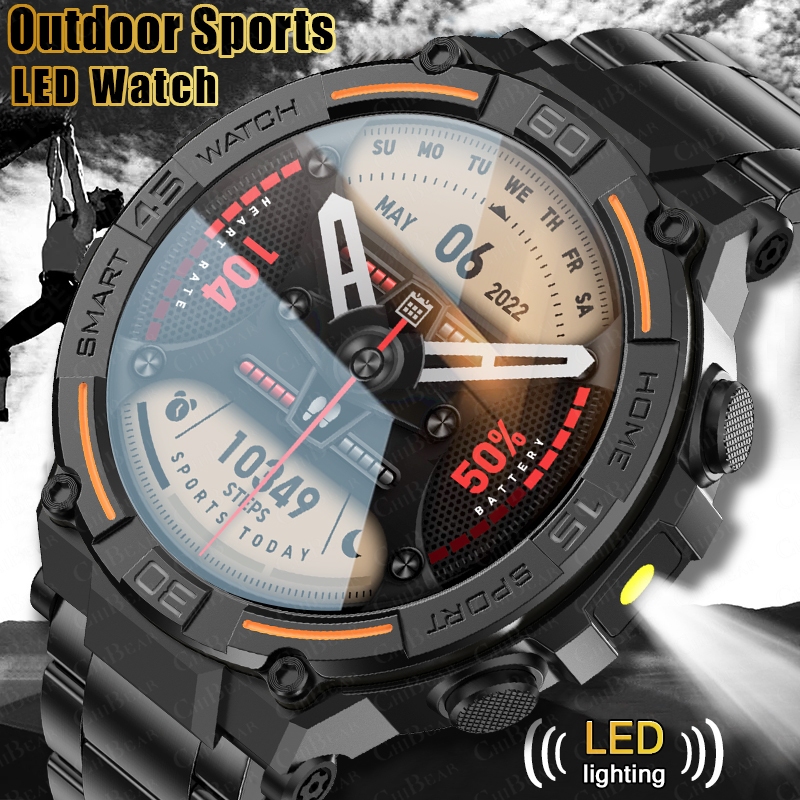 Smartwatch Face - ساعة ذكية عسكرية متينة للاستخدام الخارجي