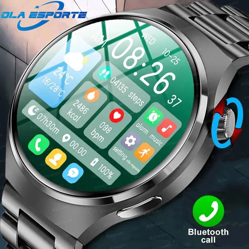 Smartwatch Face - ساعة GT سلسلة الرجال النساء HDScreen