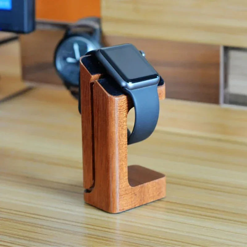 حامل شاحن ساعة أبل الخشبي، حام - مراجعة Apple Smartwatch Accessories وسعره