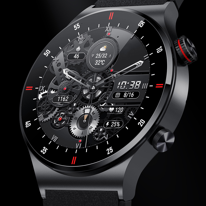 ساعة ذكية للرجال مع خاصية الات - مراجعة Smartwatch Custom وسعره