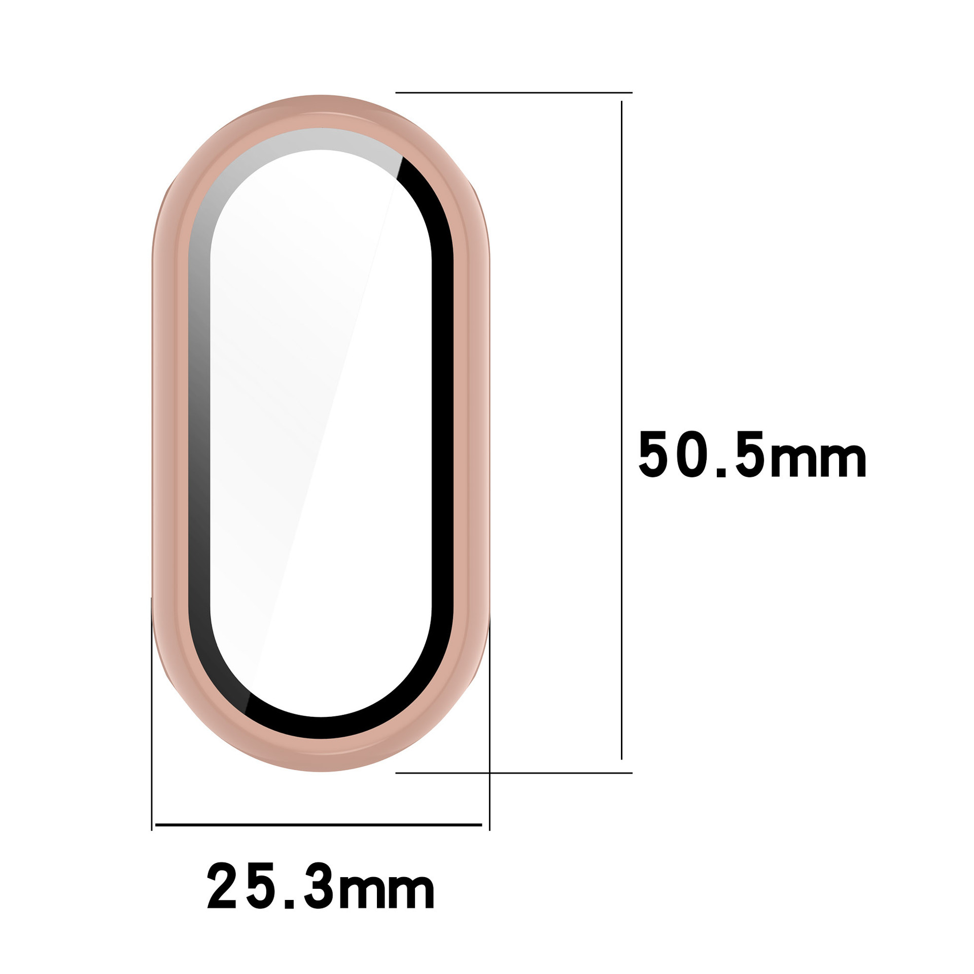 حافظة من الزجاج المقسى + PC له - مراجعة Smartwatch Band Accessories وسعره