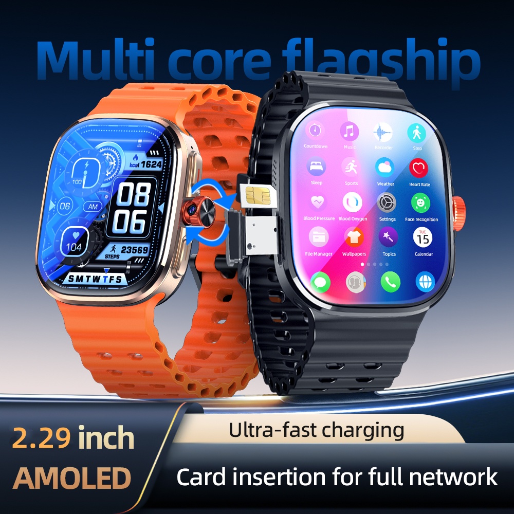 ساعة ذكية P2 بتقنية 5G LTE ونظ - مراجعة Smartwatch Face وسعره
