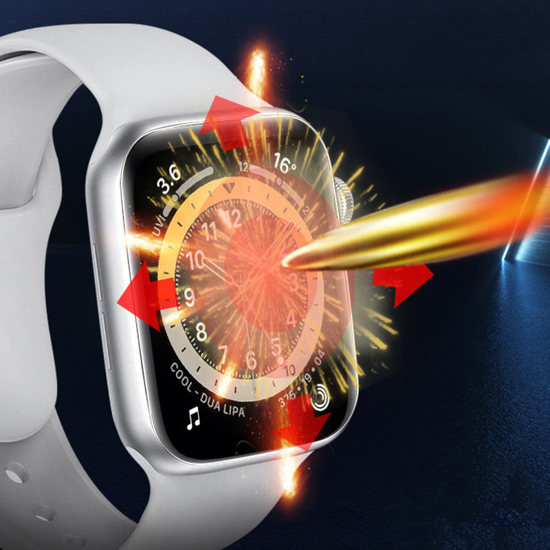 واقي شاشة لساعة أبل سلسلة 9 8  - مراجعة Apple Smartwatch Accessories وسعره