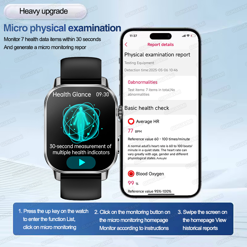 ساعة ذكية جديدة لتشخيص مشاكل ا - مراجعة Smartwatch Nexus وسعره