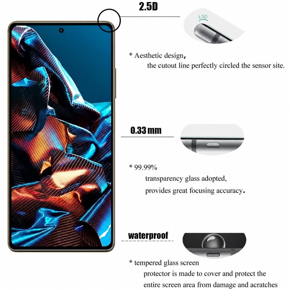 4 قطع من الزجاج المقوى لحماية  - مراجعة Realme C67 وسعره