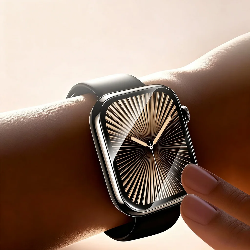 واقي شاشة لساعة أبل s11 s10 46 - مراجعة Apple Smartwatch Accessories وسعره