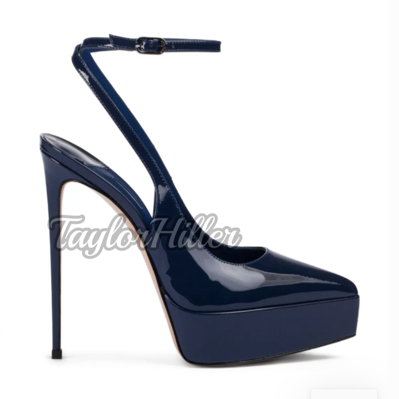 الكرز الأحمر منصة الصنادل بكعب - مراجعة Leather Classic Strap وسعره