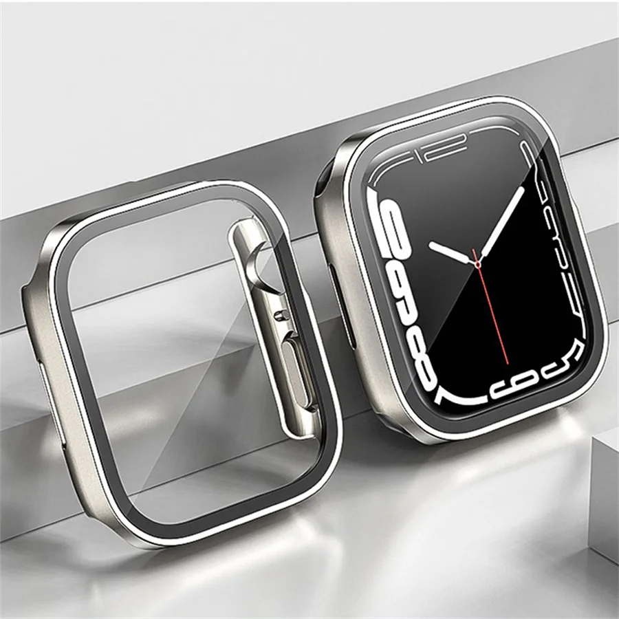 واقي شاشة بحافة مستقيمة لساعة  - مراجعة Smartwatch Watch Accessories For Women وسعره