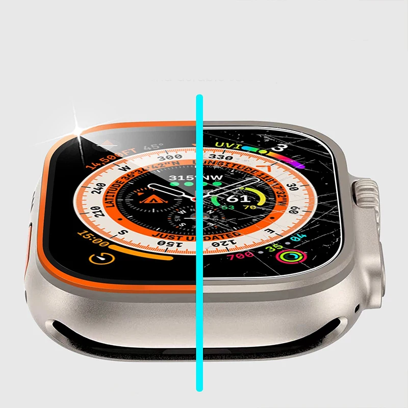 طبقة من الزجاج المقسى لساعة أب - مراجعة Apple Smartwatch Accessories وسعره