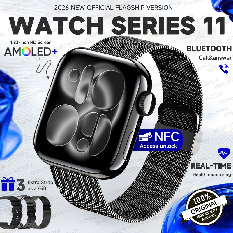 2026 جديد لساعة iOS سلسلة 11 س - مراجعة Smartwatch Nexus وسعره