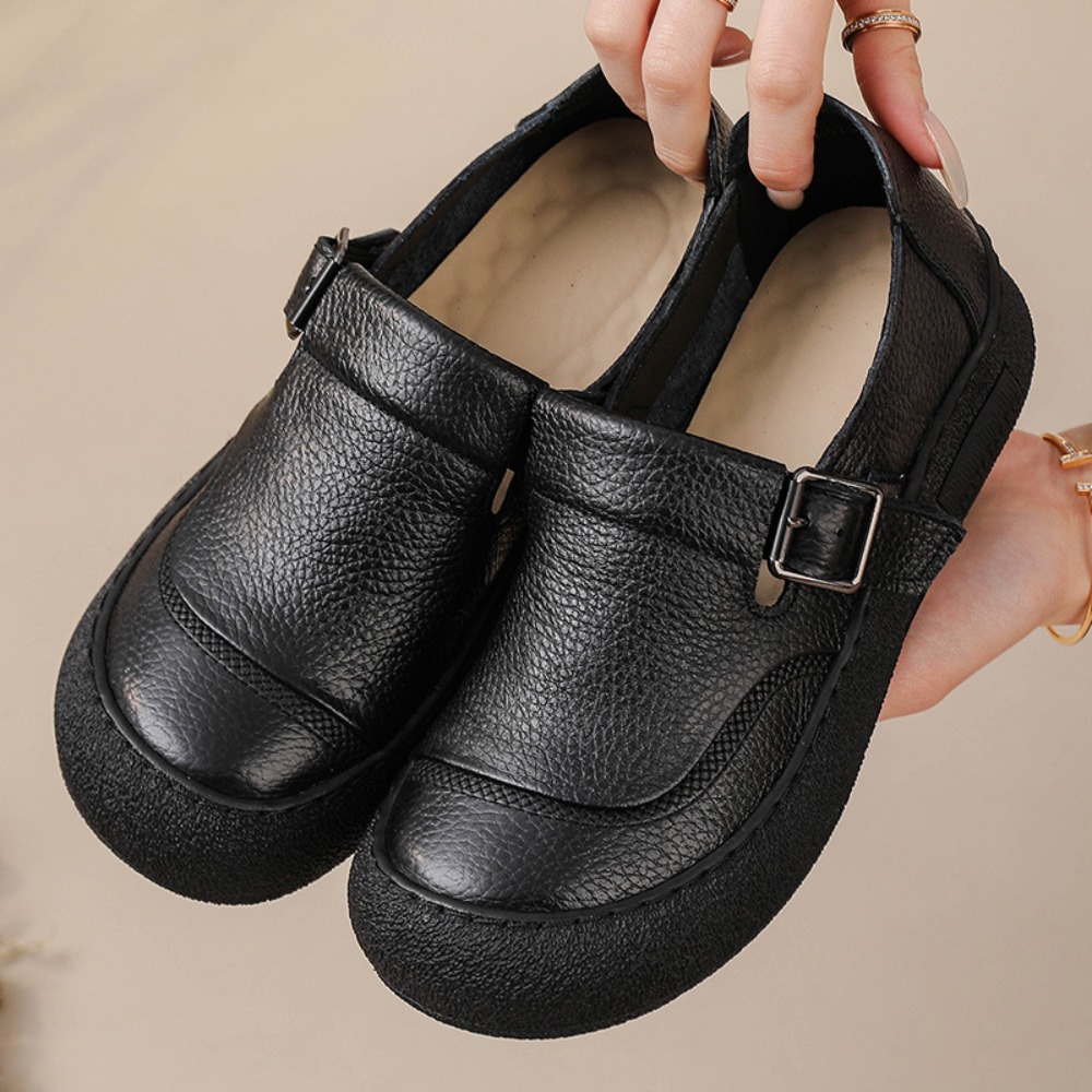 حذاء فردي غير رسمي للنساء ربيع - مراجعة Leather Classic Strap وسعره