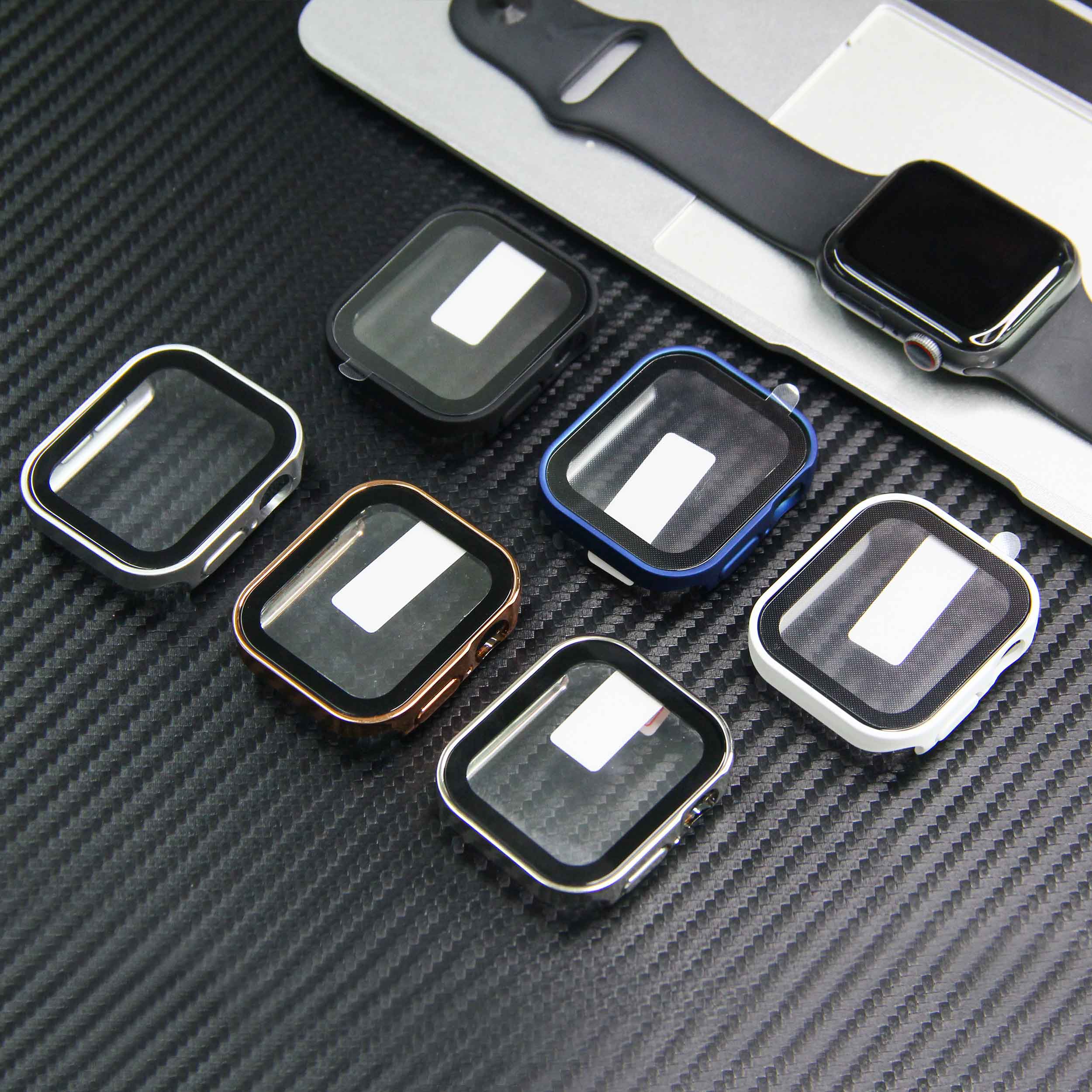 زجاج وغطاء للساعة ، واقي شاشة  - مراجعة Apple Smartwatch Accessories وسعره