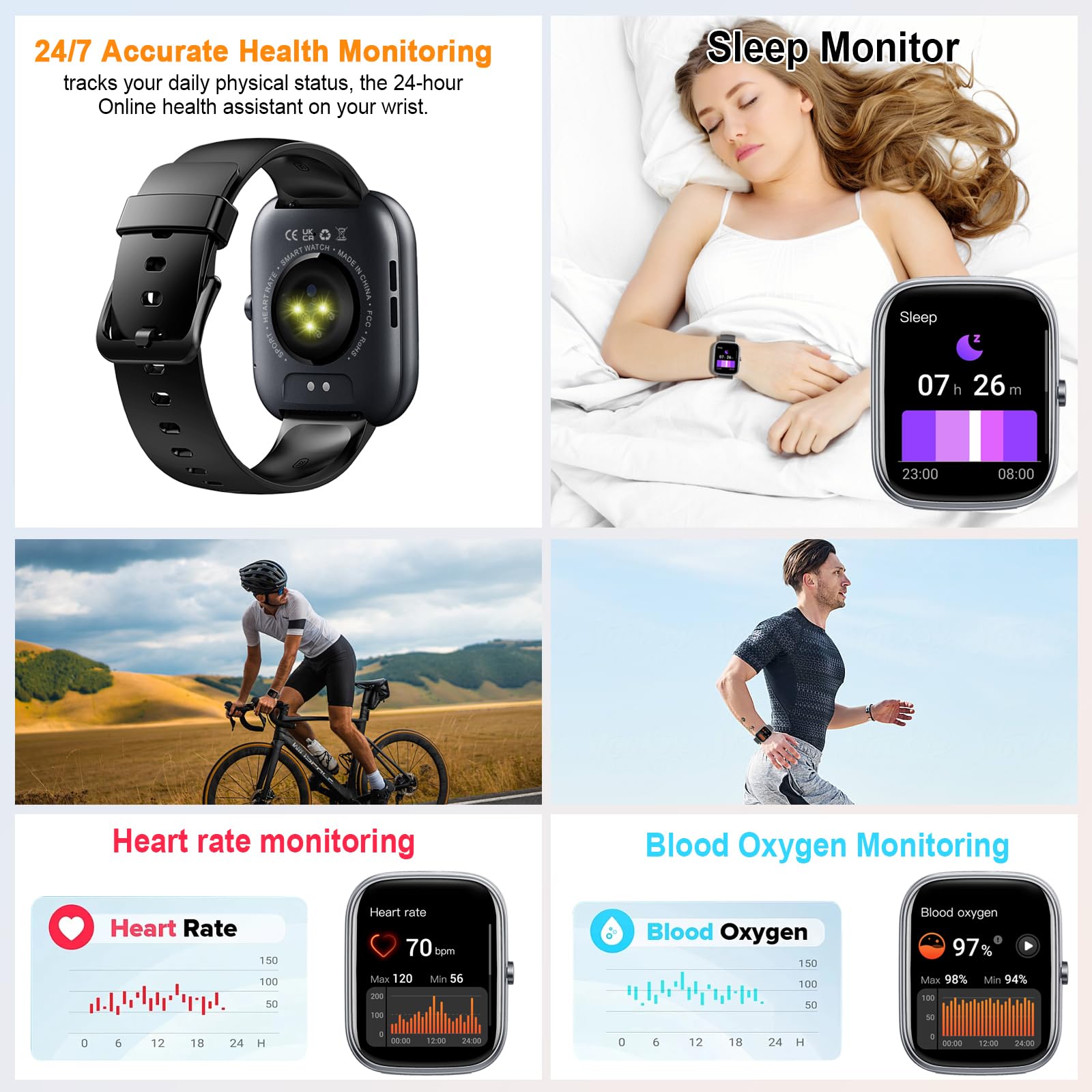 ساعة ذكية، ساعة ذكية مقاس 1.91 - مراجعة Smartwatch Face وسعره