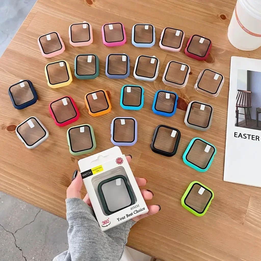 3 حزمة الزجاج + غطاء لساعة أبل - مراجعة Smartwatch Band Accessories وسعره