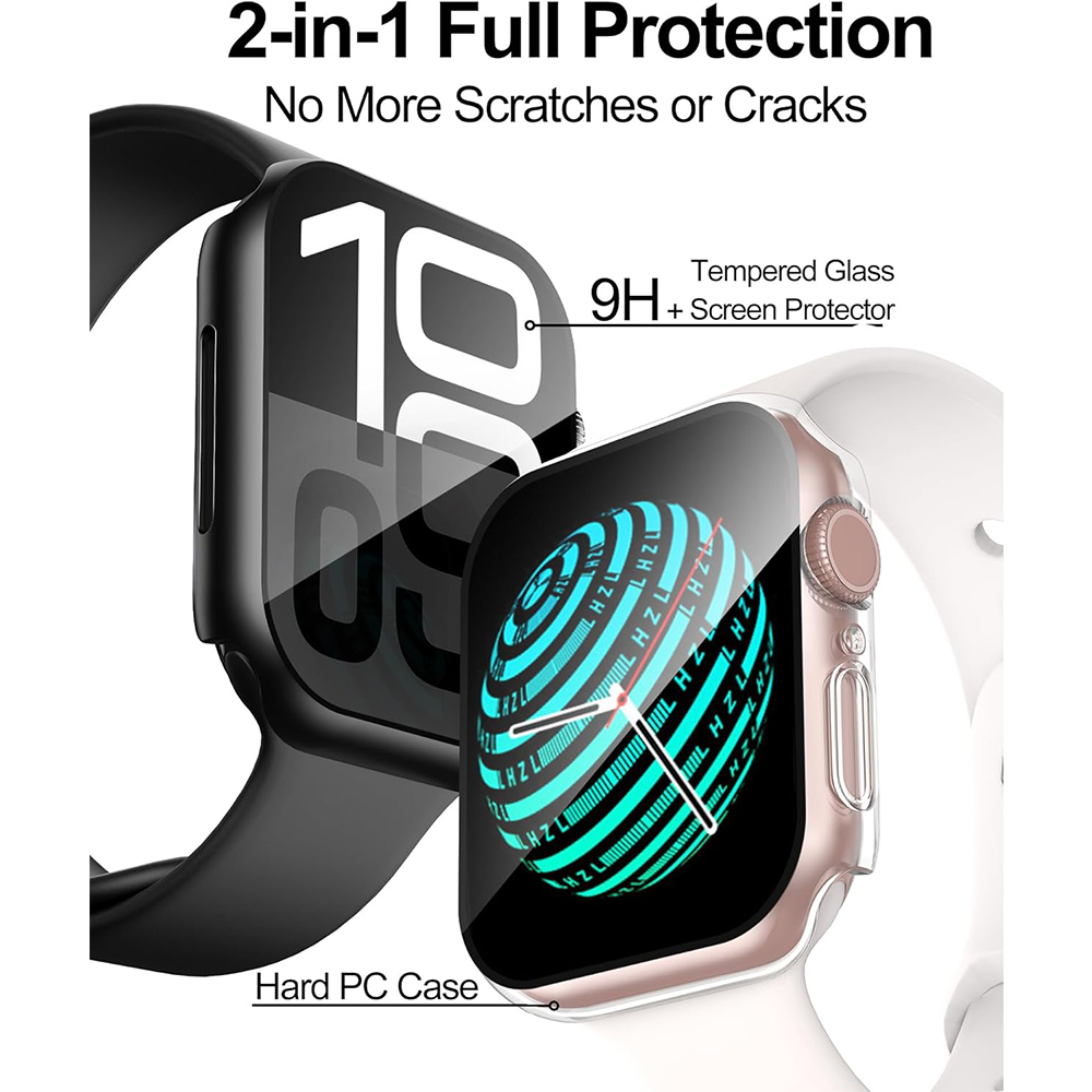أسود شفاف غطاء لساعة أبل سلسلة - مراجعة Apple Smartwatch Accessories وسعره