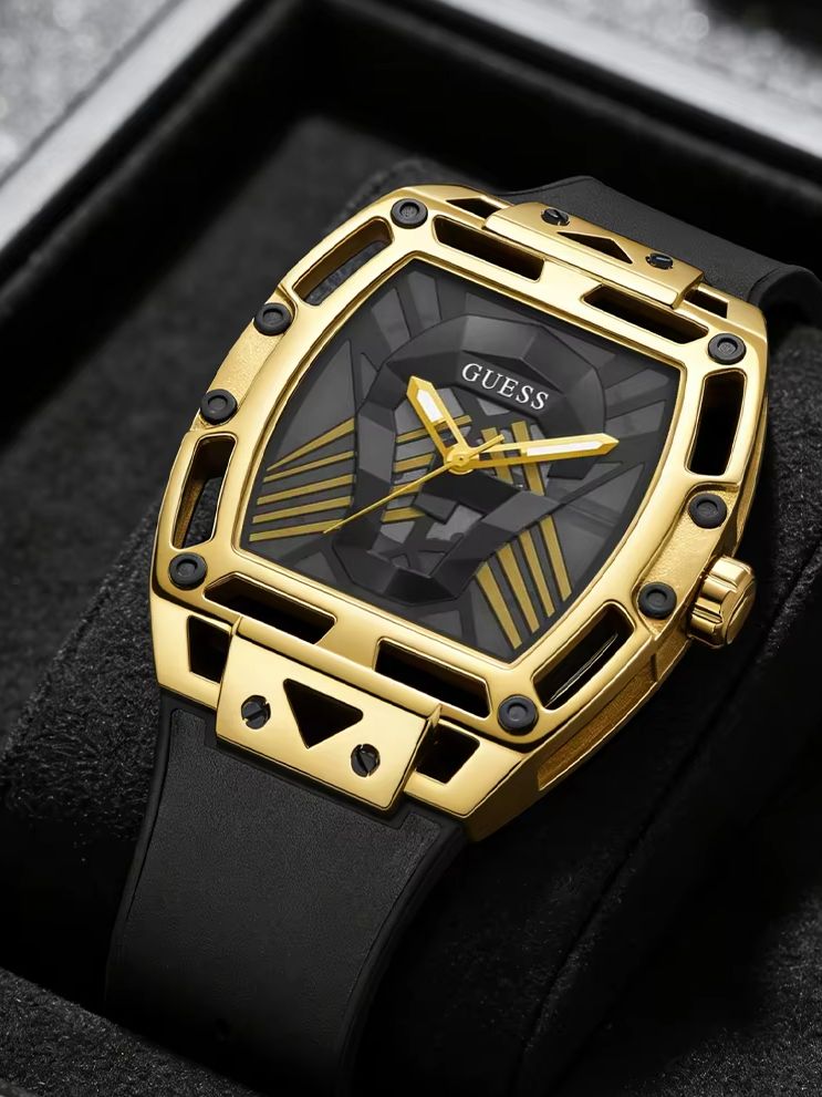 ساعة كوارتز رجالية من GUESS طر - مراجعة Smartwatch Guess وسعره