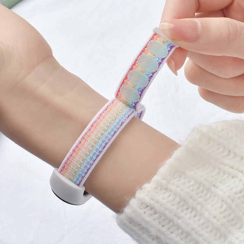 حلقة نايلون لسوار شاومي مي ، س - مراجعة Smartwatch Watch Accessories For Women وسعره