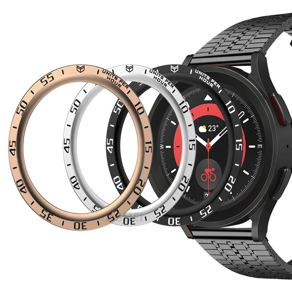 حلقة إطار معدني لساعة سامسونج  - مراجعة Smartwatch Band Accessories وسعره